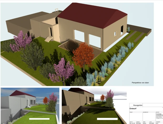 3D Gartenplanung - Perspektive