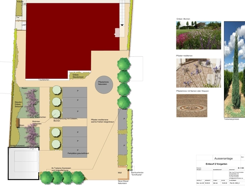 Plan eines Gartens #2