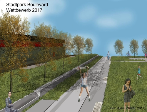 Plan für einen Schulweg