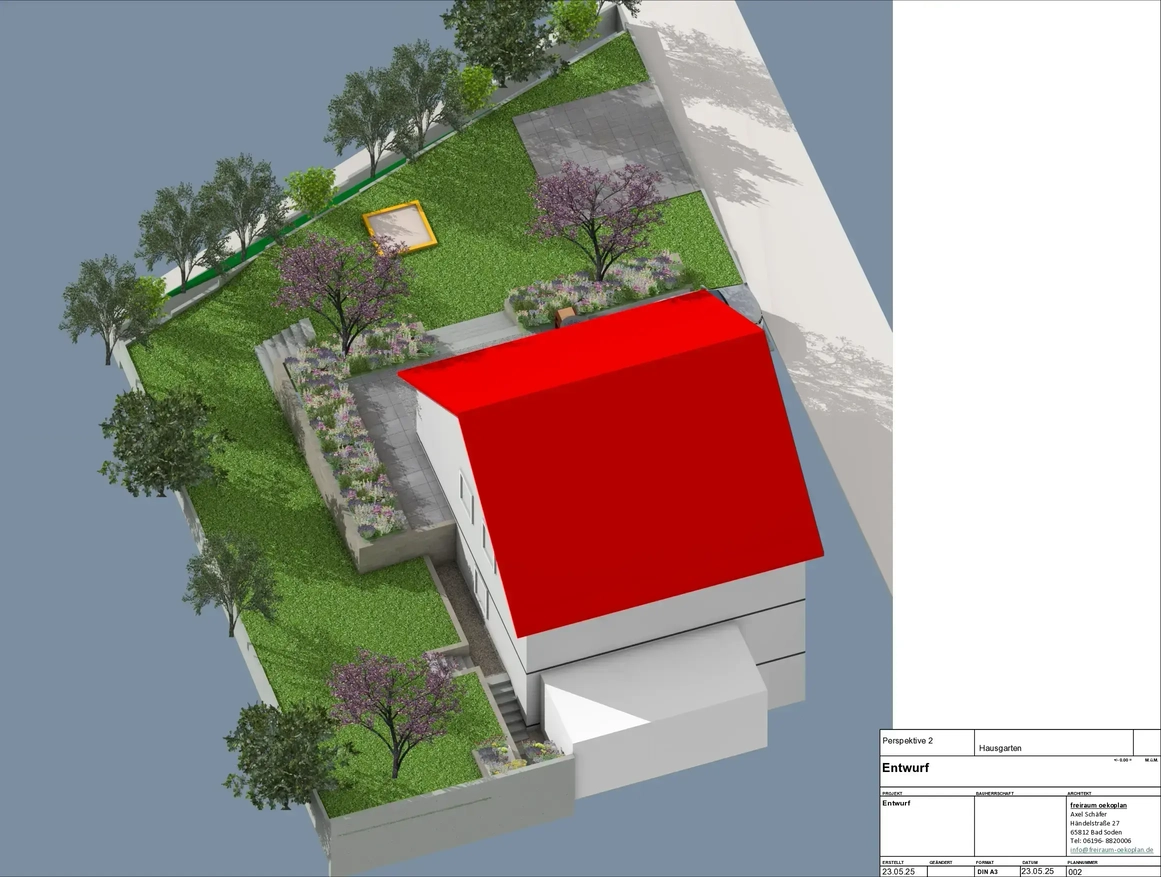 Überblick über den kompletten Garten