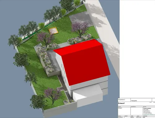 Überblick über den kompletten Garten